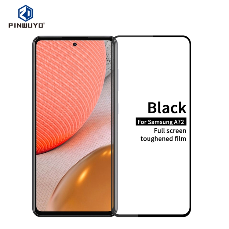 For Samsung Galaxy A72 PINWUYO 9H 2.5D Full Screen Tempered Glass Film(Black)
For Samsung Galaxy A72 PINWUYO 9H 2.5D Full Screen Tempered Glass Film(Black)