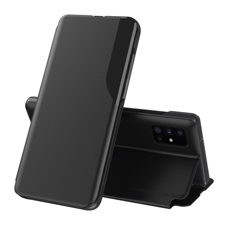 For Samsung Galaxy A32 5G Side Display Magnetic Shockproof Horizontal Flip Leather Case with Holder(Black)
For Samsung Galaxy A32 5G Side Display Magnetic Shockproof Horizontal Flip Leather Case with Holder(Black)