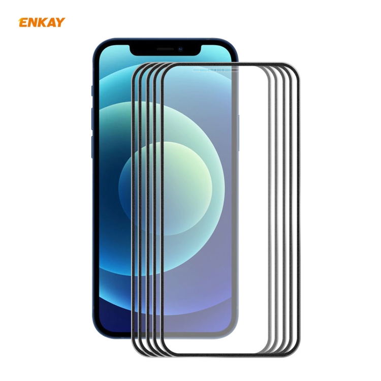 5 PCS ENKAY Hat-Prince 0.2mm 9H Titanium Alloy Curved Edge Explosion-proof Tempered Glass Full Coverage Screen Protector For iPhone 12 / 12 Pro(Black)
5 PCS ENKAY Hat-Prince 0.2mm 9H Titanium Alloy Curved Edge Explosion-proof Tempered Glass Full Coverage Screen Protector For iPhone 12 / 12 Pro(Black)