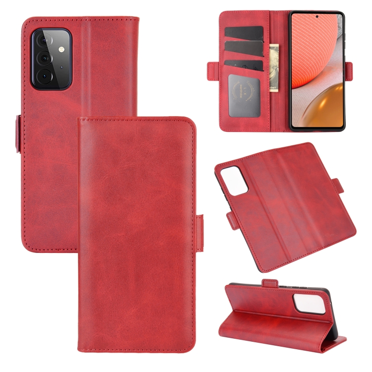 For Samsung Galaxy A72 5G / 4G Dual-side Magnetic Buckle Horizontal Flip Leather Case with Holder & Card Slots & Wallet(Red)
For Samsung Galaxy A72 5G / 4G Dual-side Magnetic Buckle Horizontal Flip Leather Case with Holder & Card Slots & Wallet(Red)