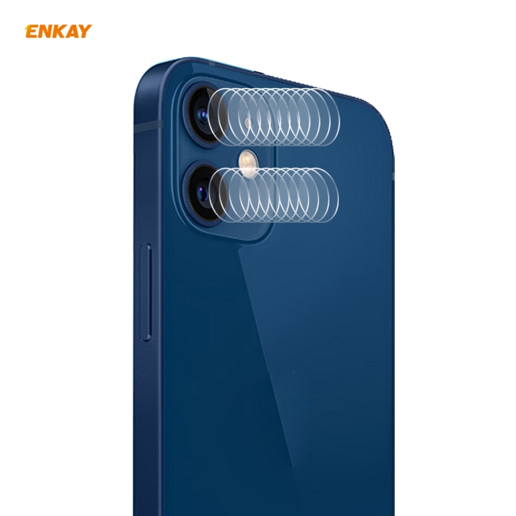 10 Set For iPhone 12 / 12 mini ENKAY Hat-Prince 0.2mm 9H 2.15D Round Edge Rear Camera Lens Tempered Glass Film 2 PCS/Set
10 Set For iPhone 12 / 12 mini ENKAY Hat-Prince 0.2mm 9H 2.15D Round Edge Rear Camera Lens Tempered Glass Film 2 PCS/Set