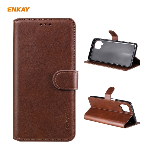 For Samsung Galaxy A12 5G ENKAY Hat-Prince Horizontal Flip PU Leather Case with Holder & Card Slots & Wallet(Brown)
For Samsung Galaxy A12 5G ENKAY Hat-Prince Horizontal Flip PU Leather Case with Holder & Card Slots & Wallet(Brown)