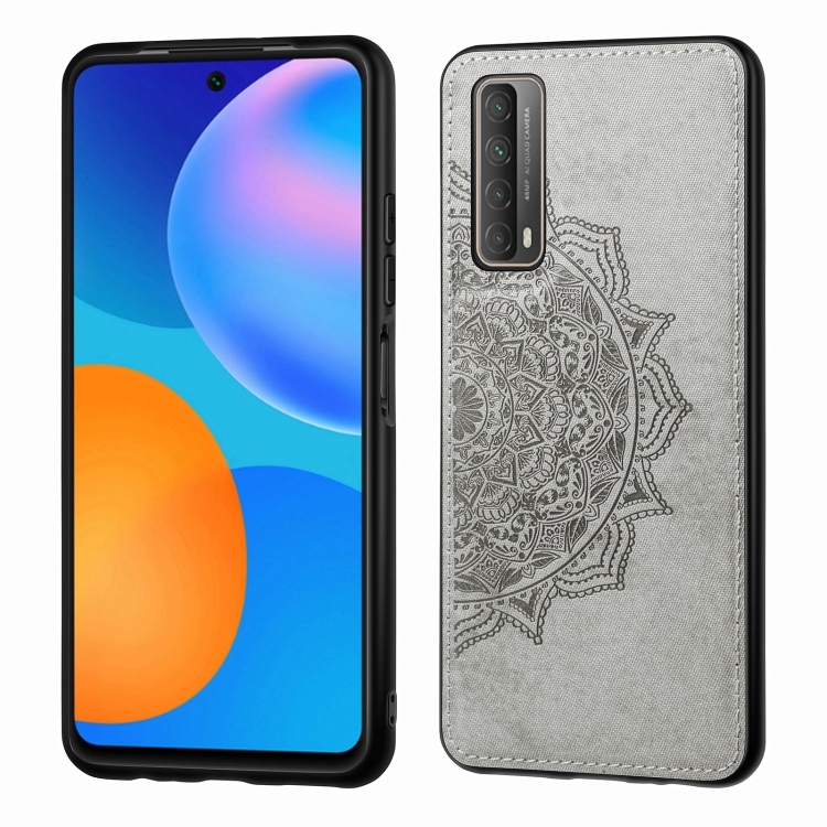 For Huawei Y7A / P Smart 2021 Mandala Embossed Cloth Cover PC + TPU Mobile Phone Case with Magnetic Function and Hand Strap(Gray)
For Huawei Y7A / P Smart 2021 Mandala Embossed Cloth Cover PC + TPU Mobile Phone Case with Magnetic Function and Hand Strap(Gray)