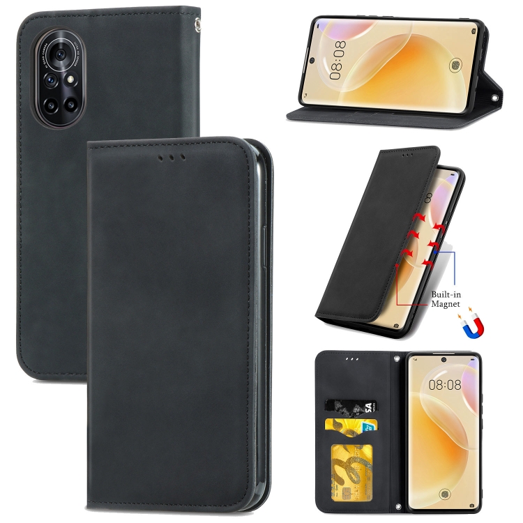 For Huawei Nova 8 5G Retro Skin Feel Business Magnetic Horizontal Flip Leather Case With Holder & Card Slots & Wallet & Photo Frame(Black)
For Huawei Nova 8 5G Retro Skin Feel Business Magnetic Horizontal Flip Leather Case With Holder & Card Slots & Wallet & Photo Frame(Black)