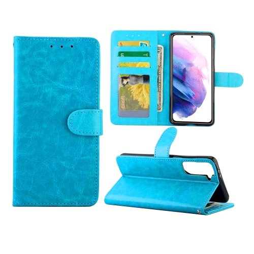 For Samsung Galaxy S21+ 5G/S21 Plus 5G Crazy Horse Texture Leather Horizontal Flip Protective Case with Holder & Card Slots & Wallet & Photo Frame(Baby Blue)
For Samsung Galaxy S21+ 5G/S21 Plus 5G Crazy Horse Texture Leather Horizontal Flip Protective Case with Holder & Card Slots & Wallet & Photo Frame(Baby Blue)