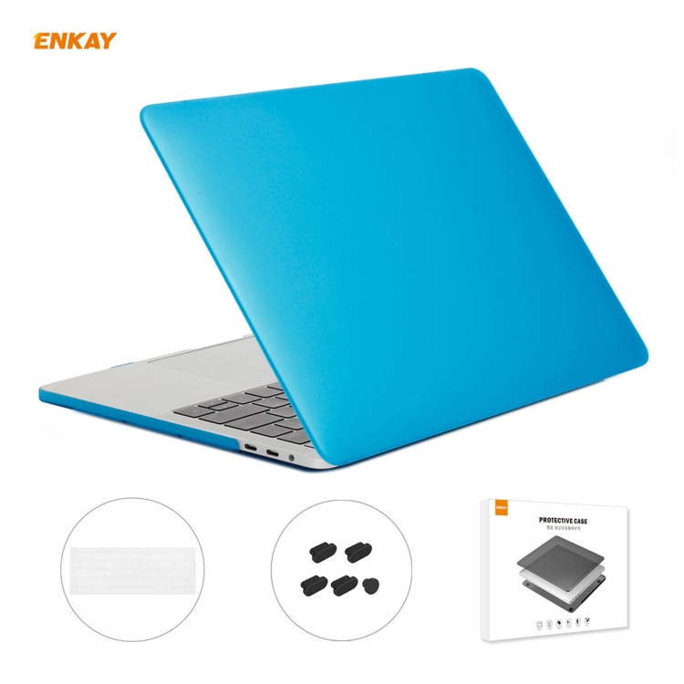 ENKAY 3 in 1 Matte Laptop Protective Case + EU Version TPU Keyboard Film + Anti-dust Plugs Set for MacBook Pro 13.3 inch A1708 (without Touch Bar)(Light Blue)
ENKAY 3 in 1 Matte Laptop Protective Case + EU Version TPU Keyboard Film + Anti-dust Plugs Set for MacBook Pro 13.3 inch A1708 (without Touch Bar)(Light Blue)