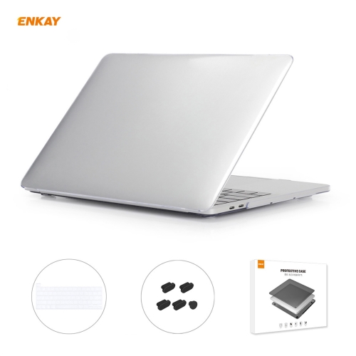 ENKAY 3 in 1 Crystal Laptop Protective Case + US Version TPU Keyboard Film + Anti-dust Plugs Set for MacBook Pro 13.3 inch A2251 & A2289 & A2338 (with Touch Bar)(Transparent)
ENKAY 3 in 1 Crystal Laptop Protective Case + US Version TPU Keyboard Film + Anti-dust Plugs Set for MacBook Pro 13.3 inch A2251 & A2289 & A2338 (with Touch Bar)(Transparent)