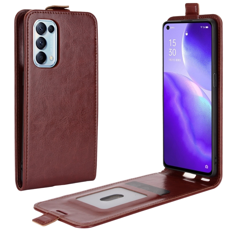 For OPPO Reno5 5G R64 Texture Single Vertical Flip Leather Protective Case with Card Slots & Photo Frame(Brown)
For OPPO Reno5 5G R64 Texture Single Vertical Flip Leather Protective Case with Card Slots & Photo Frame(Brown)