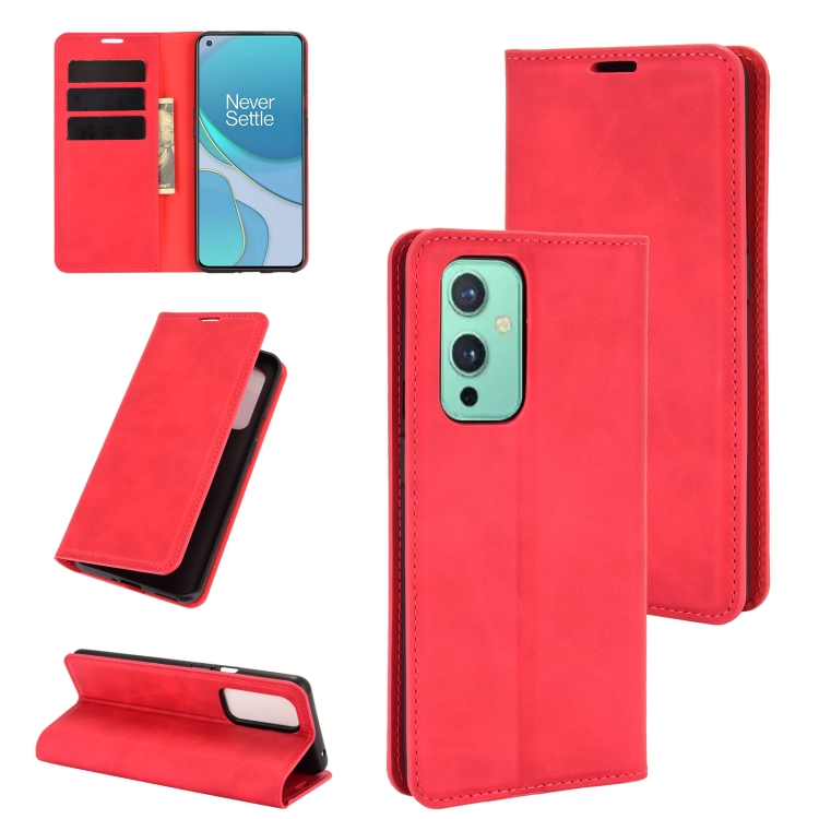 For OnePlus 9 Retro-skin Business Magnetic Suction Leather Case with Holder & Card Slots & Wallet(Red)
For OnePlus 9 Retro-skin Business Magnetic Suction Leather Case with Holder & Card Slots & Wallet(Red)