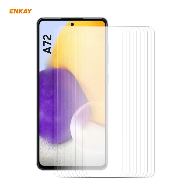 For Samsung Galaxy A72 5G / 4G 10 PCS ENKAY Hat-Prince 0.26mm 9H 2.5D Curved Edge Tempered Glass Film
For Samsung Galaxy A72 5G / 4G 10 PCS ENKAY Hat-Prince 0.26mm 9H 2.5D Curved Edge Tempered Glass Film
