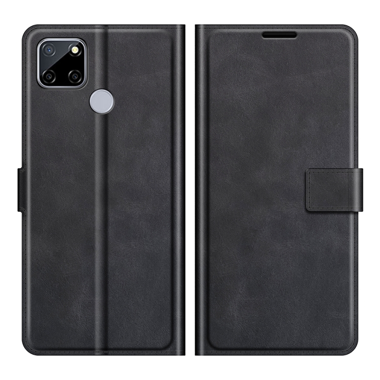 Retro Calf Pattern Buckle Card Wallet Left and Right Flip Phone Holster with Bracket Function For OPPO Realme C12(Black)
Retro Calf Pattern Buckle Card Wallet Left and Right Flip Phone Holster with Bracket Function For OPPO Realme C12(Black)