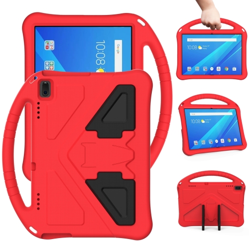 

For Lenovo Tab 4 10 Plus TB-X704F/N/L/V EVA Flat Anti Falling Protective Case Shell with Holder(Red)