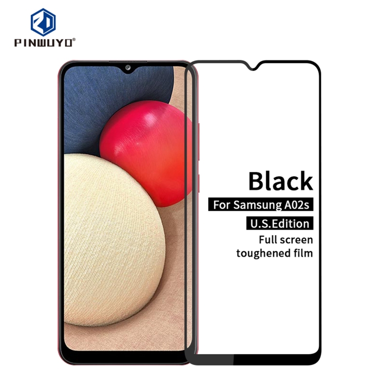 For Samsung Galaxy A02s (US Version) PINWUYO 9H 2.5D Full Screen Tempered Glass Film(Black)
For Samsung Galaxy A02s (US Version) PINWUYO 9H 2.5D Full Screen Tempered Glass Film(Black)