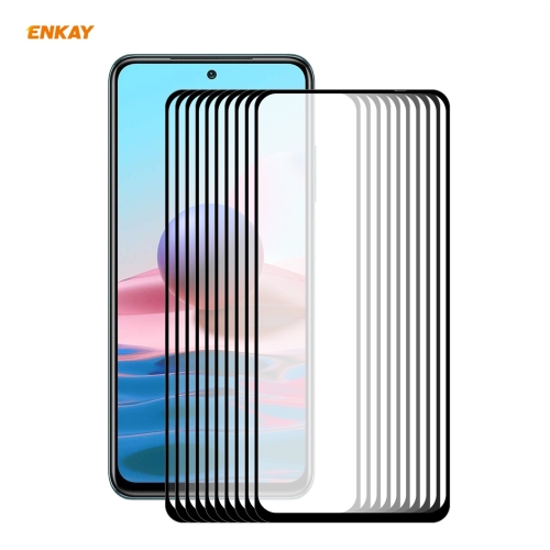 For Redmi Note 10 / Note 10S 10 PCS ENKAY Hat-Prince Full Glue 0.26mm 9H 2.5D Tempered Glass Full Coverage Film
For Redmi Note 10 / Note 10S 10 PCS ENKAY Hat-Prince Full Glue 0.26mm 9H 2.5D Tempered Glass Full Coverage Film