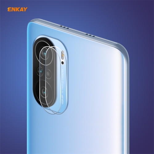 

For Xiaomi Mi 11X / 11X Pro / 11i 2 PCS Hat-Prince ENKAY 0.2mm 9H 2.15D Round Edge Rear Camera Lens Tempered Glass Film Protector