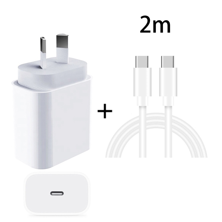 20W PD 3.0 Travel Fast Charger Power Adapter with USB-C / Type-C to Type-C Fast Charge Data Cable, AU Plug(2m)
20W PD 3.0 Travel Fast Charger Power Adapter with USB-C / Type-C to Type-C Fast Charge Data Cable, AU Plug(2m)