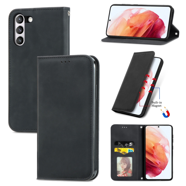 For Samsung Galaxy S21 FE Retro Skin Feel Business Magnetic Horizontal Flip Leather Case With Holder & Card Slots & Wallet & Photo Frame(Black)
For Samsung Galaxy S21 FE Retro Skin Feel Business Magnetic Horizontal Flip Leather Case With Holder & Card Slots & Wallet & Photo Frame(Black)