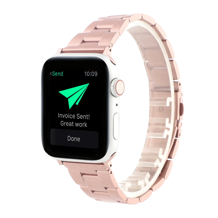 Stainless Steel Three Beads Hand Detachable Xiaoman Waist Strap Wristband For Series 6 & SE & 5 & 4 40mm / 3 & 2 & 1 38mm(Pink)
Stainless Steel Three Beads Hand Detachable Xiaoman Waist Strap Wristband For Series 6 & SE & 5 & 4 40mm / 3 & 2 & 1 38mm(Pink)