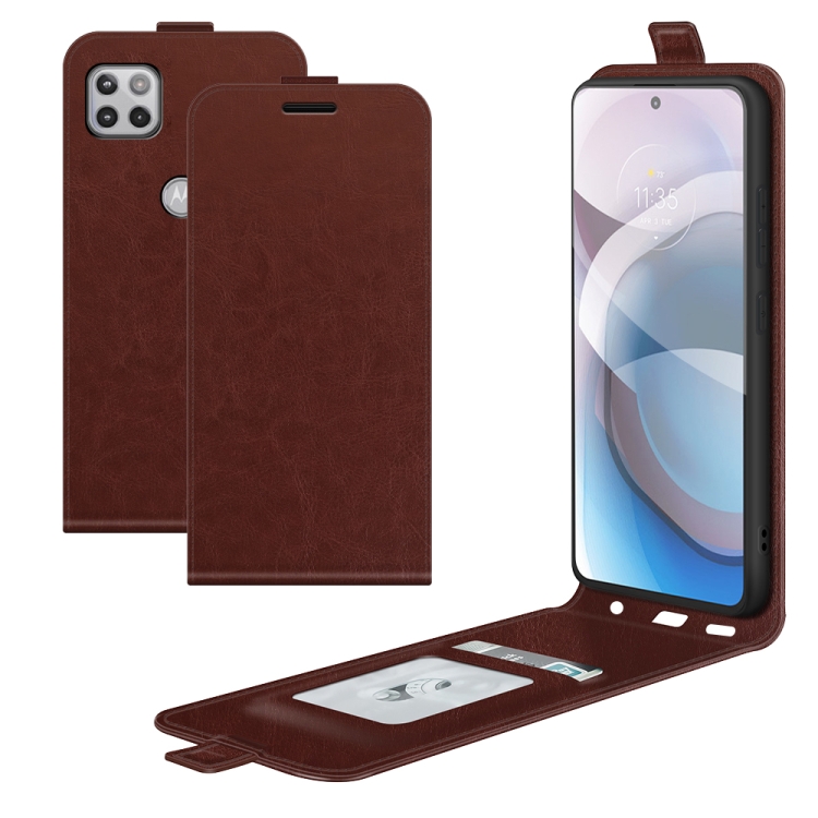 For Motorola Moto One 5G Ace R64 Texture Single Vertical Flip Leather Protective Case with Card Slots & Photo Frame(Brown)
For Motorola Moto One 5G Ace R64 Texture Single Vertical Flip Leather Protective Case with Card Slots & Photo Frame(Brown)