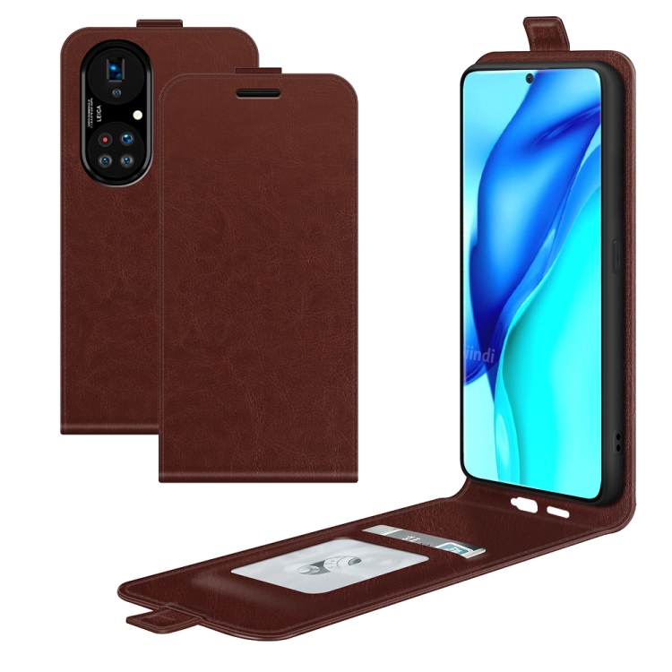 For Huawei P50 Pro R64 Texture Single Vertical Flip Leather Protective Case with Card Slots & Photo Frame(Brown)
For Huawei P50 Pro R64 Texture Single Vertical Flip Leather Protective Case with Card Slots & Photo Frame(Brown)