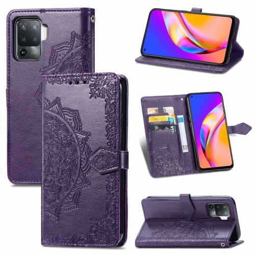 For OPPO A94 4G / F19 Pro Mandala Embossing Pattern Horizontal Flip Leather Case with Holder & Card Slots & Wallet & Lanyard(Purple)
For OPPO A94 4G / F19 Pro Mandala Embossing Pattern Horizontal Flip Leather Case with Holder & Card Slots & Wallet & Lanyard(Purple)