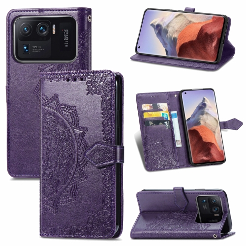 For Xiaomi Mi 11 Ultra Mandala Embossing Pattern Horizontal Flip Leather Case with Holder & Card Slots & Wallet & Lanyard(Purple)
For Xiaomi Mi 11 Ultra Mandala Embossing Pattern Horizontal Flip Leather Case with Holder & Card Slots & Wallet & Lanyard(Purple)