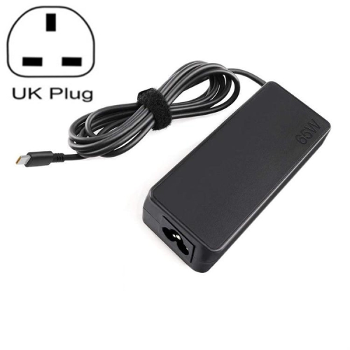 

20V 3.25A 65W Power Adapter Charger Thunder Type-C Port Laptop Cable, The plug specification:UK Plug