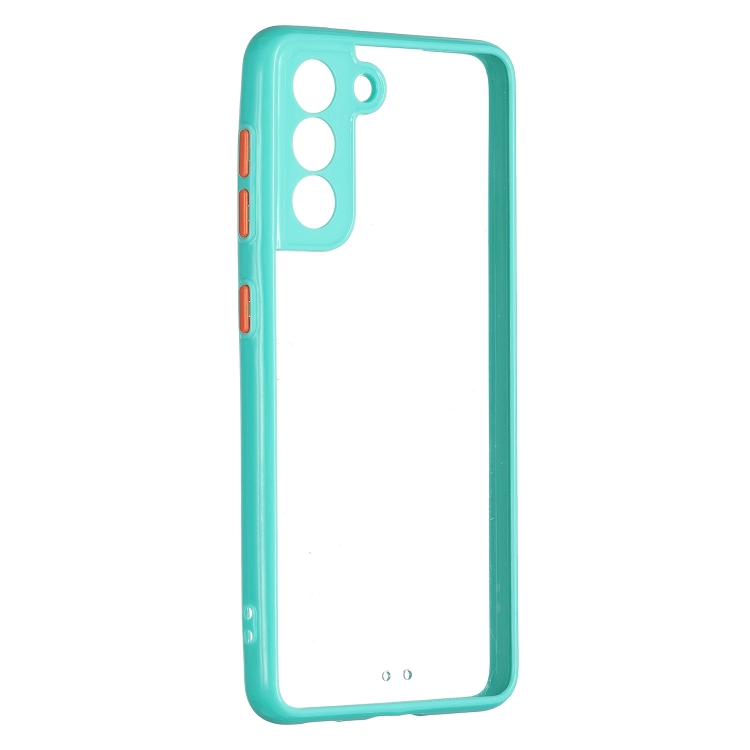For Samsung Galaxy S21 5G Transparent PC+TPU Phone Case with Contrast Color Button(Green)
For Samsung Galaxy S21 5G Transparent PC+TPU Phone Case with Contrast Color Button(Green)