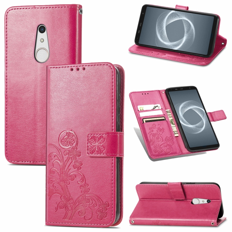 For FUJITSU F-41B Four-leaf Clasp Embossed Buckle Mobile Phone Protection Leather Case with Lanyard & Card Slot & Wallet & Bracket Function(Magenta)
For FUJITSU F-41B Four-leaf Clasp Embossed Buckle Mobile Phone Protection Leather Case with Lanyard & Card Slot & Wallet & Bracket Function(Magenta)
