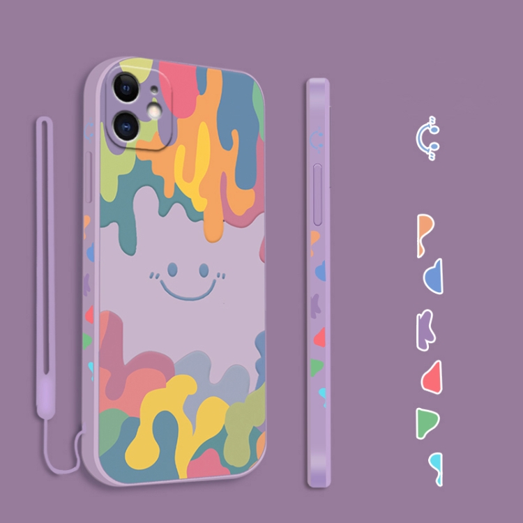 Cube Painted Smiley Straight Side Liquid Silicone Shockproof Case For iPhone 12(Purple)
Cube Painted Smiley Straight Side Liquid Silicone Shockproof Case For iPhone 12(Purple)