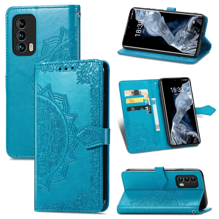 For Meizu 18 Mandala Flower Embossed Horizontal Flip Leather Case with Holder & Three Card Slots & Wallet & Lanyard(Blue)
For Meizu 18 Mandala Flower Embossed Horizontal Flip Leather Case with Holder & Three Card Slots & Wallet & Lanyard(Blue)