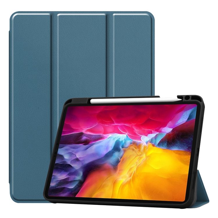 ENKAY 3-Folding Shockproof TPU Cover Custer Texture PU Leather Case with Pencil Slot & Holder & Sleep / Wake-up Function for iPad Pro 11 2021 / 2020(Dark Green)
ENKAY 3-Folding Shockproof TPU Cover Custer Texture PU Leather Case with Pencil Slot & Holder & Sleep / Wake-up Function for iPad Pro 11 2021 / 2020(Dark Green)