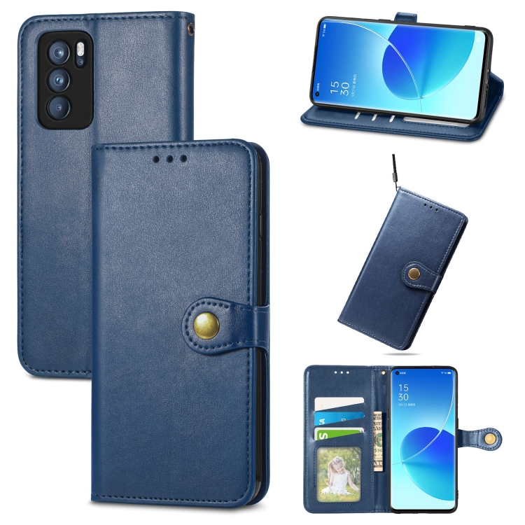 For OPPO Reno6 Pro Solid Color Leather Buckle Phone Case with Lanyard & Photo Frame & Card Slot & Wallet & Stand Function(Blue)
For OPPO Reno6 Pro Solid Color Leather Buckle Phone Case with Lanyard & Photo Frame & Card Slot & Wallet & Stand Function(Blue)