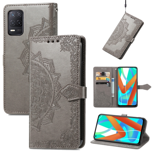 For OPPO Realme V13 5G Mandala Flower Embossed Horizontal Flip Leather Case with Bracket / Card Slot / Wallet / Lanyard(Grey)
For OPPO Realme V13 5G Mandala Flower Embossed Horizontal Flip Leather Case with Bracket / Card Slot / Wallet / Lanyard(Grey)