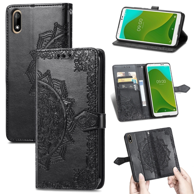 For Wiko Jerry 4 Mandala Flower Embossed Horizontal Flip Leather Case with Holder & Three Card Slots & Wallet & Lanyard(Black)
For Wiko Jerry 4 Mandala Flower Embossed Horizontal Flip Leather Case with Holder & Three Card Slots & Wallet & Lanyard(Black)