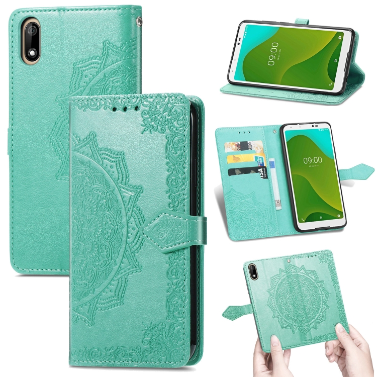 For Wiko Jerry 4 Mandala Flower Embossed Horizontal Flip Leather Case with Holder & Three Card Slots & Wallet & Lanyard(Green)
For Wiko Jerry 4 Mandala Flower Embossed Horizontal Flip Leather Case with Holder & Three Card Slots & Wallet & Lanyard(Green)