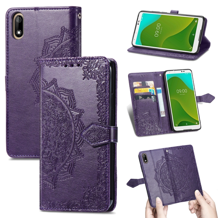 For Wiko Jerry 4 Mandala Flower Embossed Horizontal Flip Leather Case with Holder & Three Card Slots & Wallet & Lanyard(Purple)
For Wiko Jerry 4 Mandala Flower Embossed Horizontal Flip Leather Case with Holder & Three Card Slots & Wallet & Lanyard(Purple)