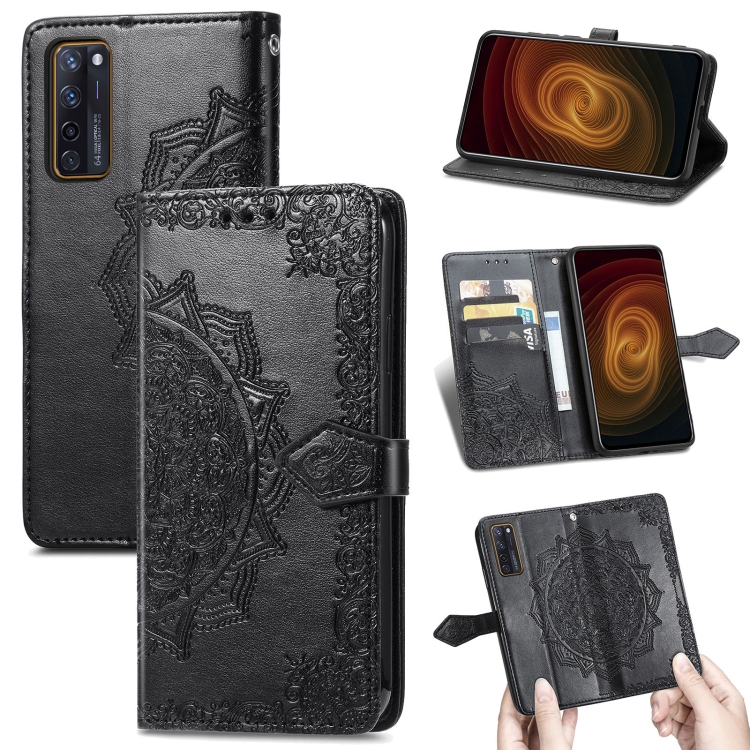 For ZTE Axon 20 5G Mandala Flower Embossed Horizontal Flip Leather Case with Holder & Three Card Slots & Wallet & Lanyard(Black)
For ZTE Axon 20 5G Mandala Flower Embossed Horizontal Flip Leather Case with Holder & Three Card Slots & Wallet & Lanyard(Black)