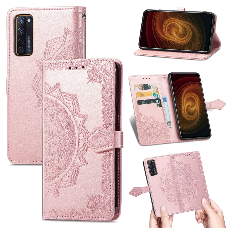 For ZTE Axon 20 5G Mandala Flower Embossed Horizontal Flip Leather Case with Holder & Three Card Slots & Wallet & Lanyard(Rose Gold)
For ZTE Axon 20 5G Mandala Flower Embossed Horizontal Flip Leather Case with Holder & Three Card Slots & Wallet & Lanyard(Rose Gold)
