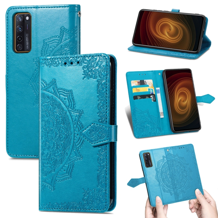 For ZTE Axon 20 5G Mandala Flower Embossed Horizontal Flip Leather Case with Holder & Three Card Slots & Wallet & Lanyard(Blue)
For ZTE Axon 20 5G Mandala Flower Embossed Horizontal Flip Leather Case with Holder & Three Card Slots & Wallet & Lanyard(Blue)