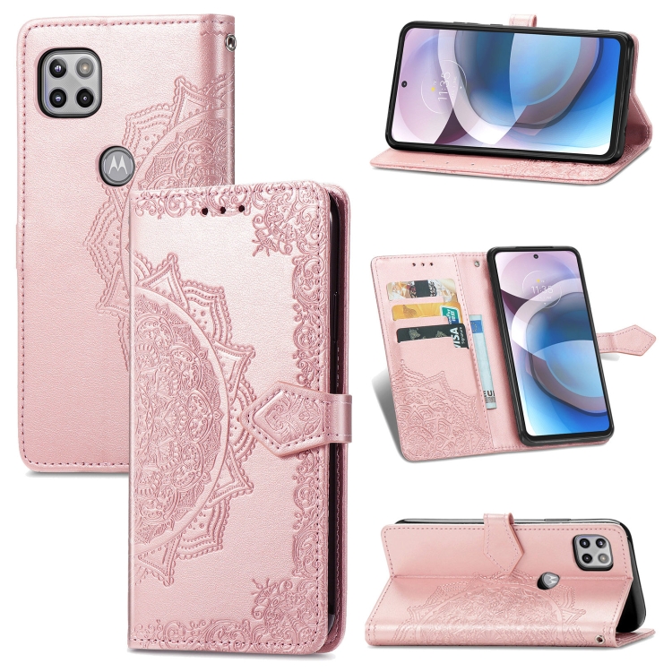 For Motorola Moto One Ace Mandala Flower Embossed Horizontal Flip Leather Case with Holder & Three Card Slots & Wallet & Lanyard(Rose Gold)
For Motorola Moto One Ace Mandala Flower Embossed Horizontal Flip Leather Case with Holder & Three Card Slots & Wallet & Lanyard(Rose Gold)