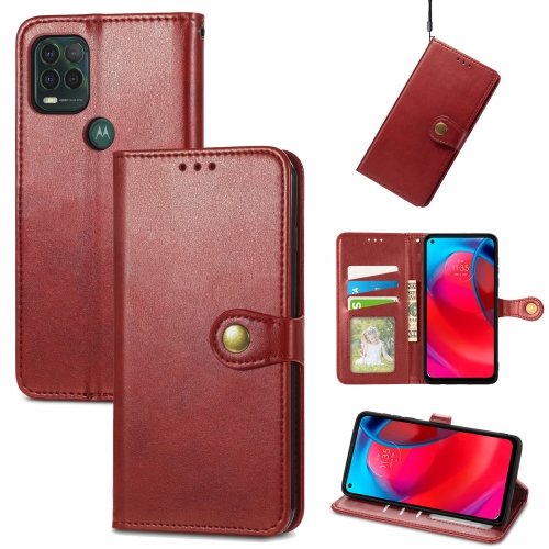 For MotorolaMoto G Stylus 5G Solid Color Leather Buckle Phone Case with Lanyard & Photo Frame & Card Slot & Wallet & Stand Function(Red)
For MotorolaMoto G Stylus 5G Solid Color Leather Buckle Phone Case with Lanyard & Photo Frame & Card Slot & Wallet & Stand Function(Red)