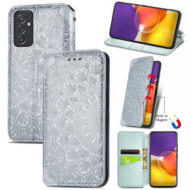 For Galaxy A82 5G/Quantum 2 Blooming Mandala Embossed Pattern Magnetic Horizontal Flip Leather Case with Holder & Card Slots & Wallet(Gray)
For Galaxy A82 5G/Quantum 2 Blooming Mandala Embossed Pattern Magnetic Horizontal Flip Leather Case with Holder & Card Slots & Wallet(Gray)