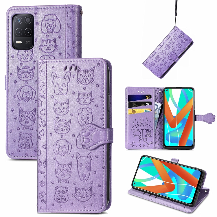 For OPPO Realme V15 5G Cute Cat and Dog Embossed Horizontal Flip Leather Case with Holder & Card Slots & Wallet & Lanyard(Purple)
For OPPO Realme V15 5G Cute Cat and Dog Embossed Horizontal Flip Leather Case with Holder & Card Slots & Wallet & Lanyard(Purple)
