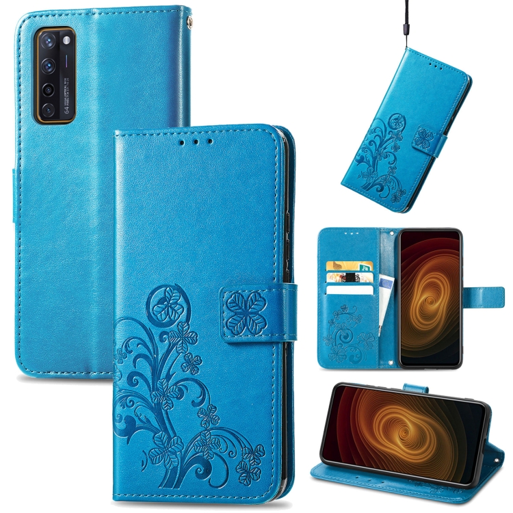 For ZTE AXON 20 5G Four-leaf Clasp Embossed Buckle Mobile Phone Protection Leather Case with Lanyard & Card Slot & Wallet & Bracket Function(Blue)
For ZTE AXON 20 5G Four-leaf Clasp Embossed Buckle Mobile Phone Protection Leather Case with Lanyard & Card Slot & Wallet & Bracket Function(Blue)
