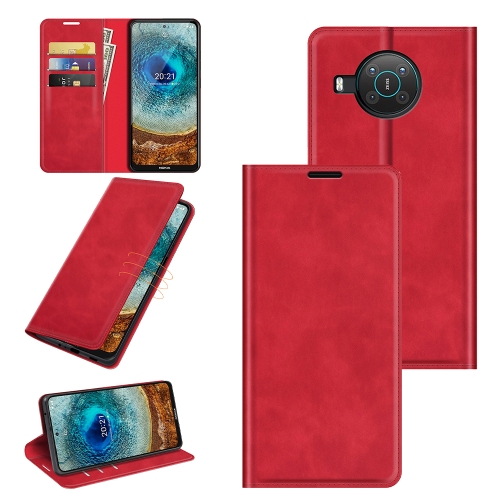 For Nokia X10/X20 Retro-skin Business Magnetic Suction Leather Case with Holder & Card Slots & Wallet(Red)
For Nokia X10/X20 Retro-skin Business Magnetic Suction Leather Case with Holder & Card Slots & Wallet(Red)