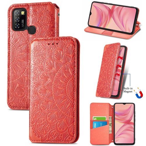 For Infinix Hot 10 Lite Blooming Mandala Embossed Pattern Magnetic Horizontal Flip Leather Case with Holder & Card Slots & Wallet(Red)
For Infinix Hot 10 Lite Blooming Mandala Embossed Pattern Magnetic Horizontal Flip Leather Case with Holder & Card Slots & Wallet(Red)