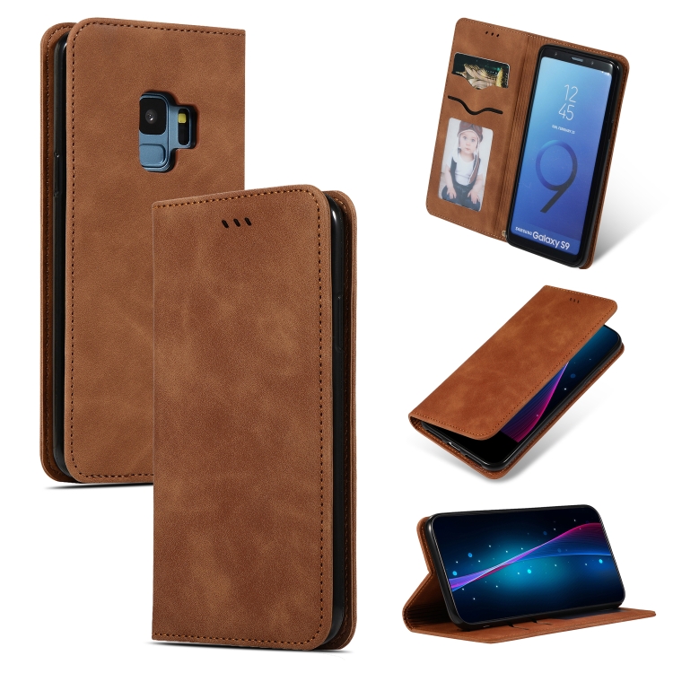 Retro Skin Feel Business Magnetic Horizontal Flip Leather Case for Samsung Galaxy S9(Brown)
Retro Skin Feel Business Magnetic Horizontal Flip Leather Case for Samsung Galaxy S9(Brown)