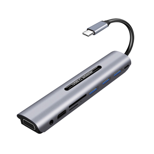 V161B 9-in-1 Type-C to HD / VGA / USB3.0 / SD / 3.5mm Audio / TF Card Reader HUB
V161B 9-in-1 Type-C to HD / VGA / USB3.0 / SD / 3.5mm Audio / TF Card Reader HUB