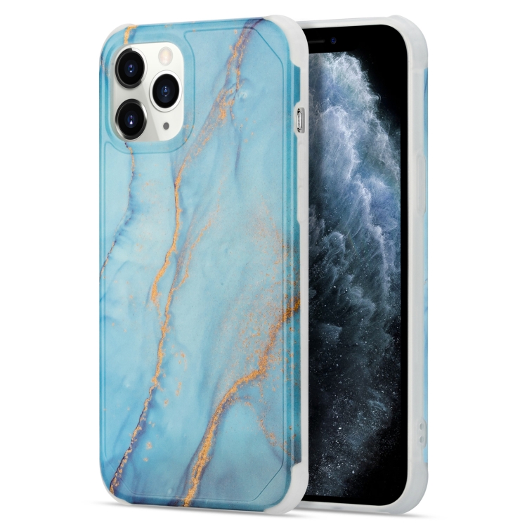 Four Corners Shocproof Flow Gold Marble IMD Back Cover Case For iPhone 13(Blue)
Four Corners Shocproof Flow Gold Marble IMD Back Cover Case For iPhone 13(Blue)